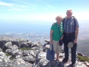 Meryl and Noel in South Africa